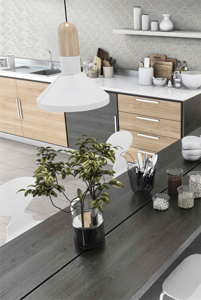 Világos, modern konyha